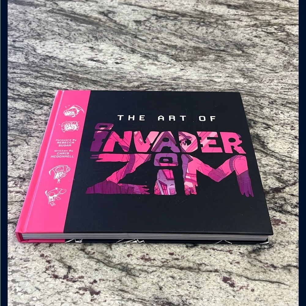 Nickelodeon Invader Zim Art Book - Pink and Black Cover